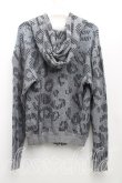 画像2: ANGLOMANIA 中古 / モザイクレオパードパーカー 36（S相当） 灰  H-25-06-22-034-to-OD-ZH (2)