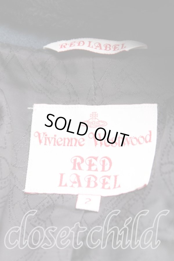 画像3: ヴィヴィアンウエストウッド 中古 / ファー付キダブルコート 2（9号） 青  H-25-06-22-004-co-OD-ZH (3)