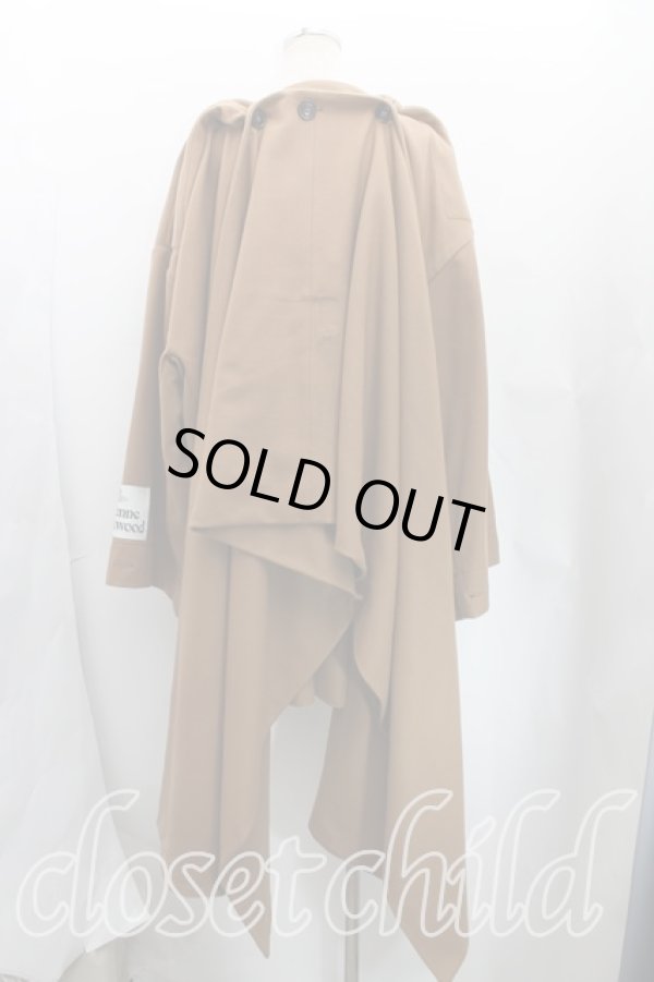 画像2: ヴィヴィアンウエストウッド 中古 / CAPE M キャメル  H-25-06-22-005-co-IN-ZH (2)