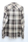 画像2: ヴィヴィアンウエストウッド MAN 中古 / タータンチェックリネンシャツ 46(メンズM相当) 茶  H-25-06-22-018-bl-IN-ZH (2)