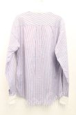 画像2: ヴィヴィアンウエストウッド MAN 中古 / オーブ刺繍ストライプシャツ 46(メンズM相当) 青  H-25-06-22-019-bl-IN-ZH (2)