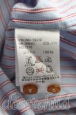 画像4: ヴィヴィアンウエストウッド MAN 中古 / オーブ刺繍ストライプシャツ 46(メンズM相当) 青  H-25-06-22-019-bl-IN-ZH (4)