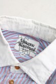 画像6: ヴィヴィアンウエストウッド MAN 中古 / オーブ刺繍ストライプシャツ 46(メンズM相当) 青  H-25-06-22-019-bl-IN-ZH (6)