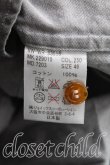 画像3: ヴィヴィアンウエストウッド MAN 中古 / オーブ刺繍高襟シャツ 46(メンズM相当) 灰  H-25-06-22-021-bl-IN-ZH (3)
