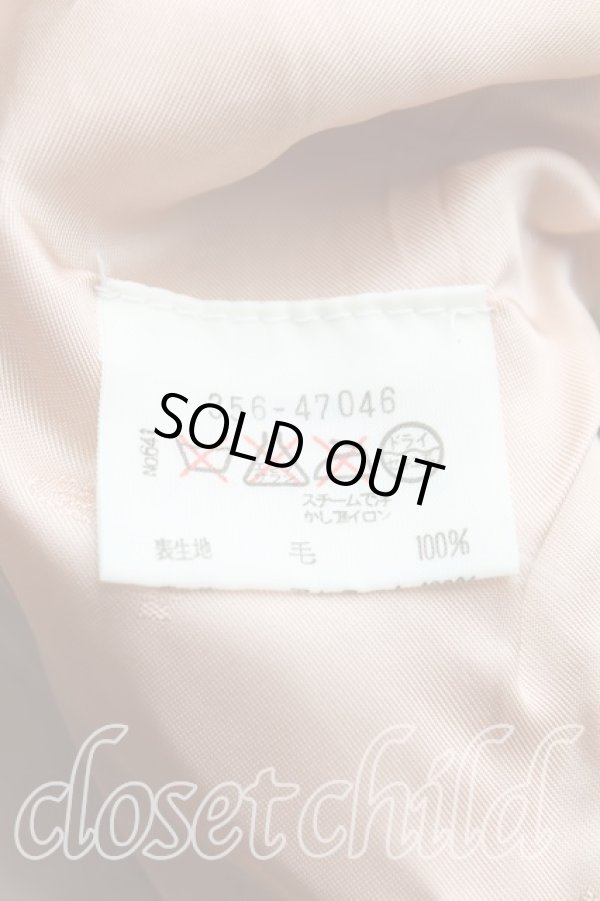 画像5: 【Vintageオークション】ヴィヴィアンウエストウッド 中古 / メトロポリタンチェックツイードウエストシェイプツイードジャケット 40(9号) 茶  H-25-06-28-018-jc-IN-ZH (5)