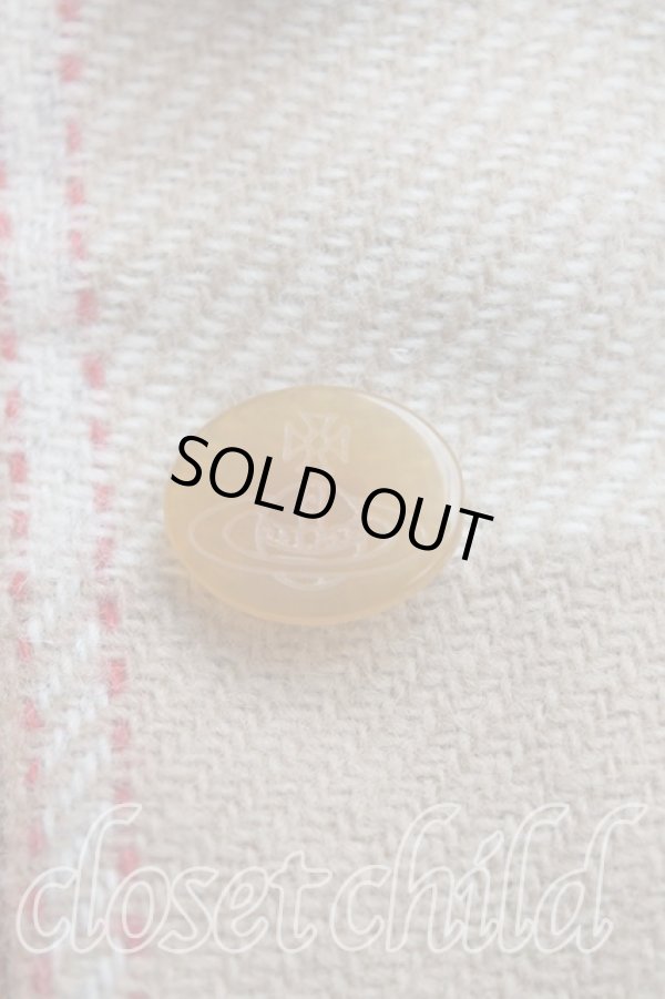 画像8: 【Vintageオークション】ヴィヴィアンウエストウッド 中古 / メトロポリタンチェックツイードウエストシェイプツイードジャケット 40(9号) 茶  H-25-06-28-018-jc-IN-ZH (8)