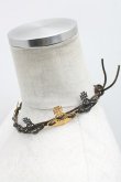 画像2: 【Vintageオークション】ヴィヴィアンウエストウッド 中古 / メタルオーブチョーカー  黒  H-25-06-28-008-nl-IN-ZH (2)