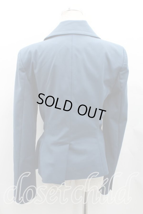 画像2: ヴィヴィアンウエストウッド 中古 / DRUNKEN TAILORED JACKET 42(11号) 青  H-25-06-29-033-jc-IN-ZH (2)