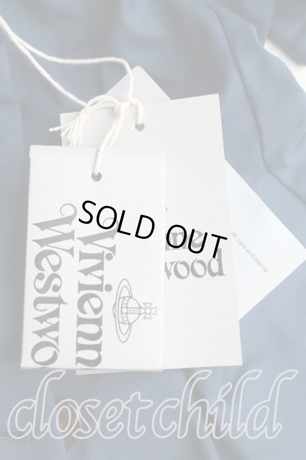 画像5: ヴィヴィアンウエストウッド 中古 / DRUNKEN TAILORED JACKET 42(11号) 青  H-25-06-29-033-jc-IN-ZH (5)