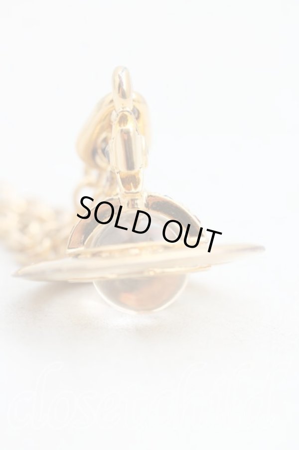 画像2: ヴィヴィアンウエストウッド 中古 / タイニーオーブネックレス  ゴールド  H-25-06-29-009-nl-OD-ZH (2)