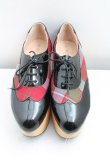 画像2: ヴィヴィアンウエストウッド 中古 / ロッキンホースギリー UK7(25.5〜26.0cm相当) 黒×タータン  H-25-06-29-012-sh-IN-ZH (2)