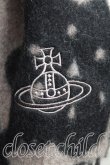 画像2: ヴィヴィアンウエストウッド 中古 / トライバル柄マフラー  茶ｘ黒  H-25-06-29-013-gd-OD-ZH (2)