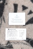 画像3: ヴィヴィアンウエストウッド 中古 / トライバル柄マフラー  茶ｘ黒  H-25-06-29-013-gd-OD-ZH (3)