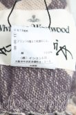 画像3: ANGLOMANIA 中古 / ロゴ刺繍大判ストール  ベージュｘ紺  H-25-06-29-014-gd-OD-ZH (3)