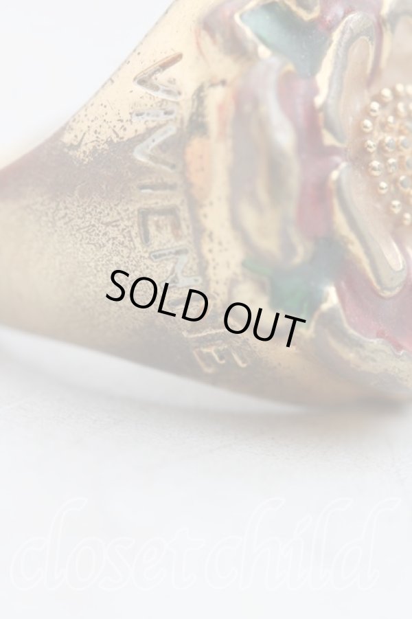 画像6: 【Vintage放出】ヴィヴィアンウエストウッド 中古 / ローズリング  ゴールド  H-25-07-05-020-rg-OD-ZH (6)