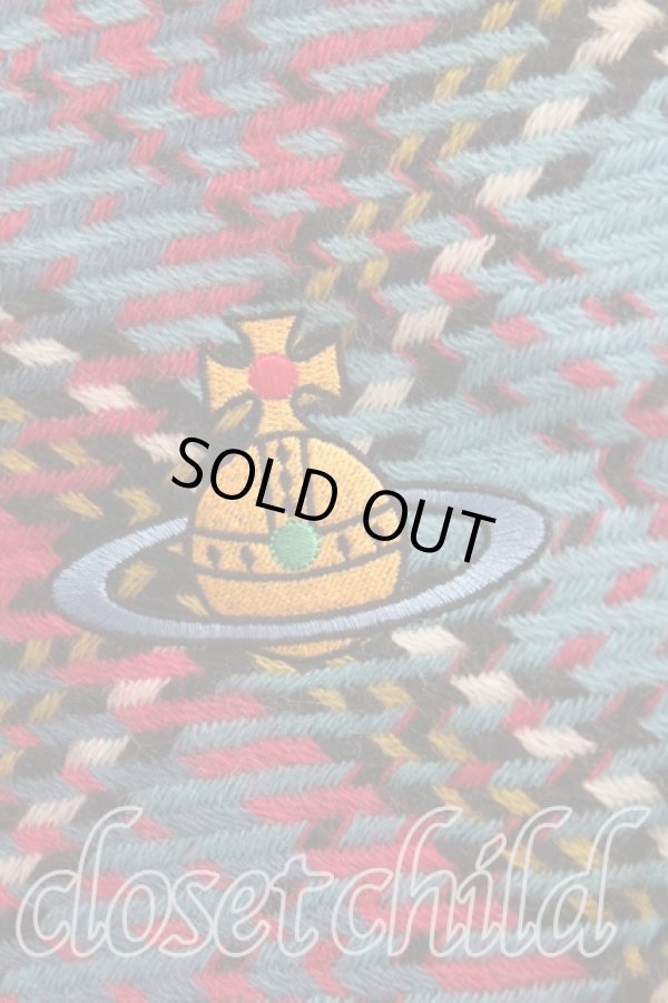 画像2: 【Vintage放出】ヴィヴィアンウエストウッド 中古 / ブルーマックブランケット  青  H-25-07-05-026-gd-IN-ZH (2)