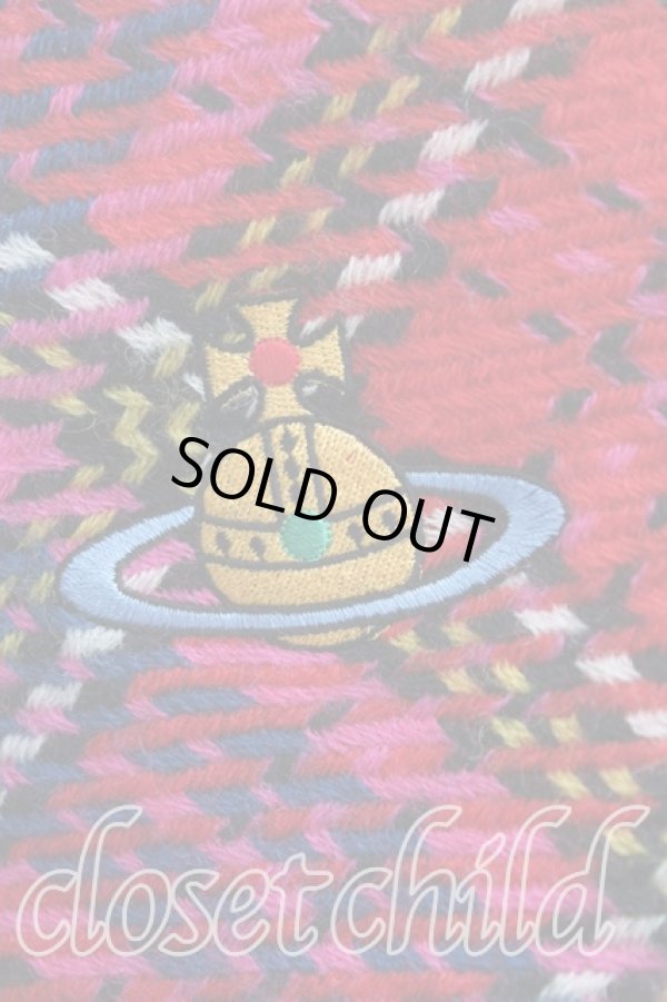 画像2: 【Vintage放出】ヴィヴィアンウエストウッド 中古 / レッドマックブランケット  赤  H-25-07-05-027-gd-IN-ZH (2)