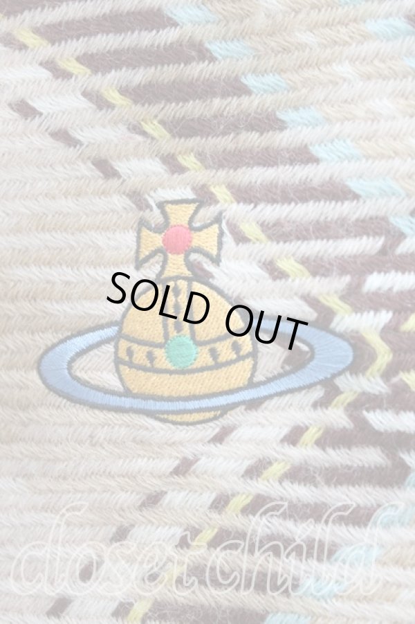 画像2: 【Vintage放出】ヴィヴィアンウエストウッド 中古 / ブラウンマックブランケット  茶  H-25-07-05-028-gd-OD-ZH (2)