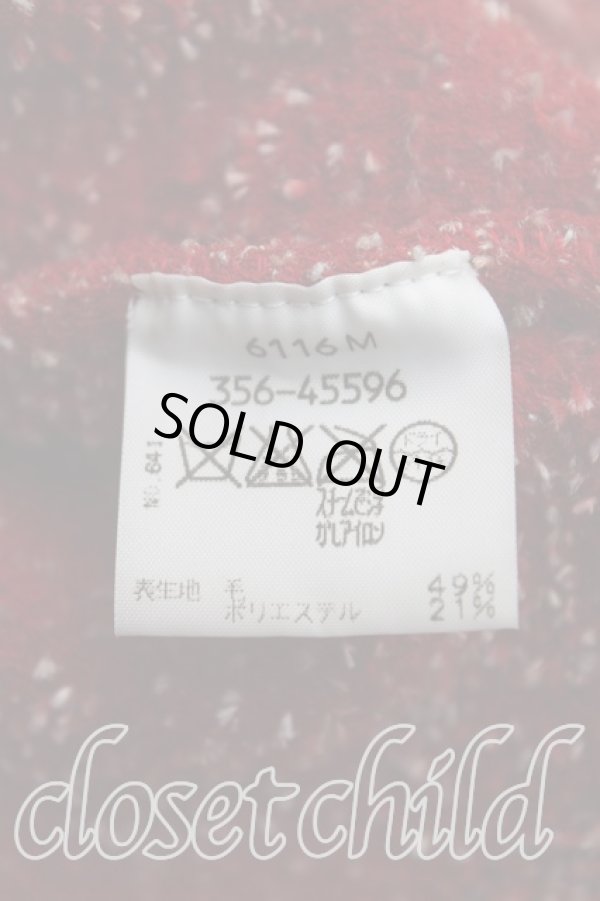 画像5: 【Vintage放出】ヴィヴィアンウエストウッド 中古 / BIG ORBボタンラブジャケット UK10 赤  H-25-07-05-030-jc-OD-ZH (5)