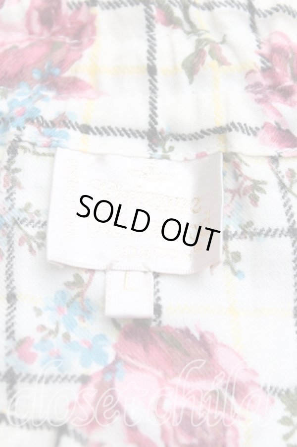 画像3: 【Vintage放出】ヴィヴィアンウエストウッド 中古 / クラシックローズパジャマパンツ L 生成  H-25-07-05-035-pa-OD-ZH (3)