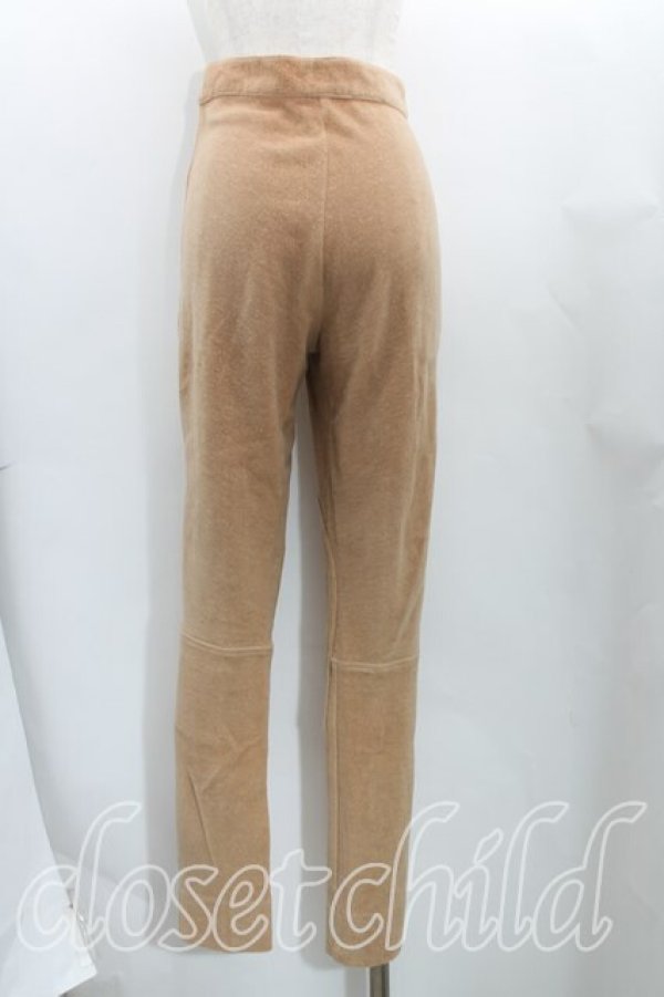 画像2: 【Vintage放出】ヴィヴィアンウエストウッド 中古 / パイル地ニールパッチパンツ 40 キャメル  H-25-07-05-036-pa-IN-ZH (2)