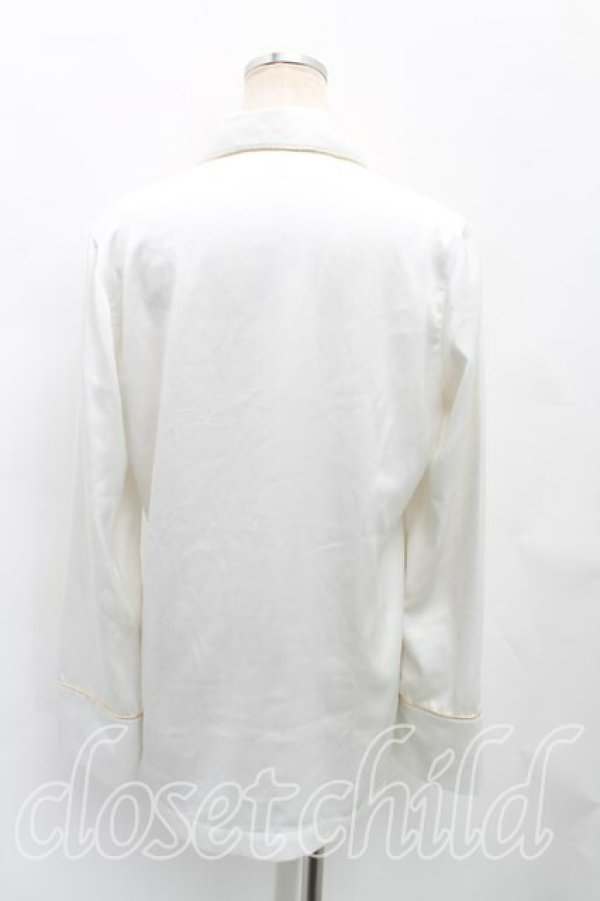 画像2: 【Vintage放出】ヴィヴィアンウエストウッド 中古 / カラーオーブ刺繍パジャマシャツ  白  H-25-07-05-037-bl-OD-ZH (2)