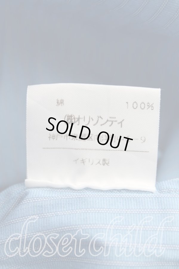 画像5: 【Vintage放出】ヴィヴィアンウエストウッド 中古 / ストライプノースリーブシャツ UK10 青  H-25-07-05-040-bl-IN-ZH (5)