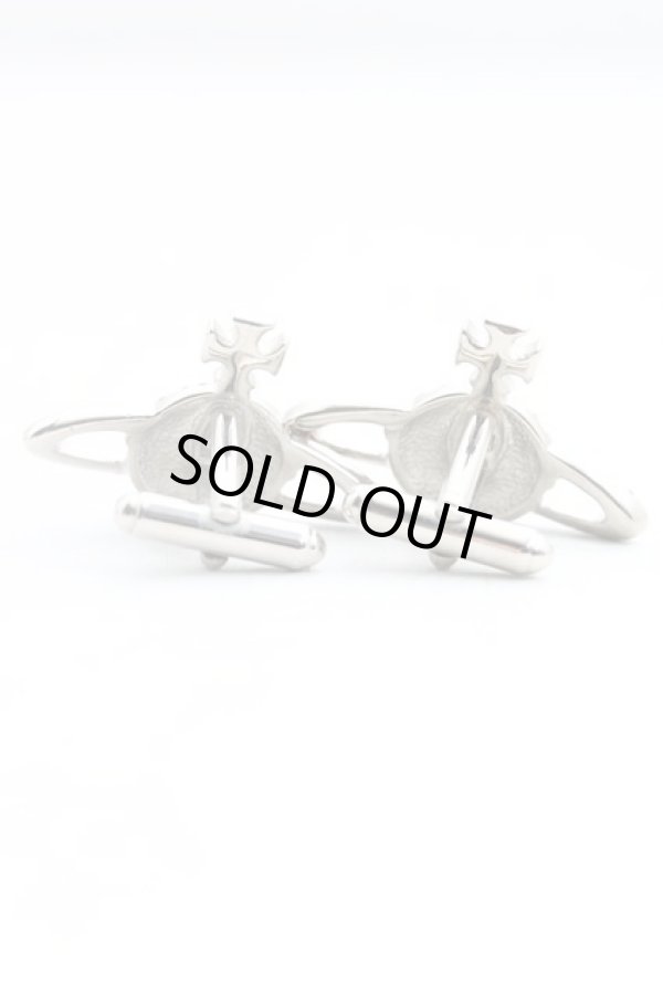 画像4: 【Vintage放出】ヴィヴィアンウエストウッド 中古 / バスレリーフカフス  シルバーｘ赤  H-25-07-05-004-ac-OD-ZH (4)