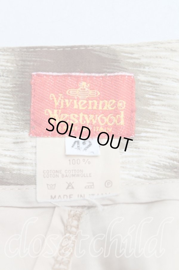 画像3: 【Vintage放出】ヴィヴィアンウエストウッド 中古 / レオパード柄クラッチスカート 42 カーキ  H-25-07-05-042-sk-OD-ZH (3)