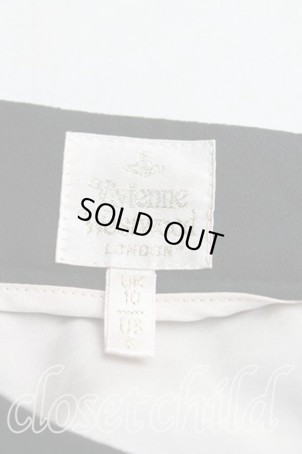 画像3: 【Vintage放出】ヴィヴィアンウエストウッド 中古 / BIGボタンスカート UK10 黒  H-25-07-05-043-sk-OD-ZH (3)