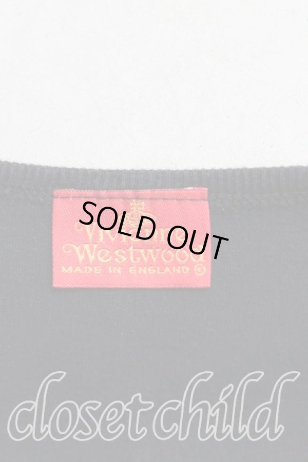 画像3: 【Vintage放出】ヴィヴィアンウエストウッド 中古 / バストptTシャツ M 黒  H-25-07-05-045-ts-OD-ZH (3)