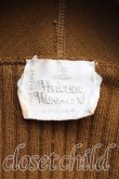 画像3: 【Vintage放出】ヴィヴィアンウエストウッド 中古 / BIGオーブボタンリブニット 表記無シ 茶  H-25-07-05-047-to-IN-ZH (3)