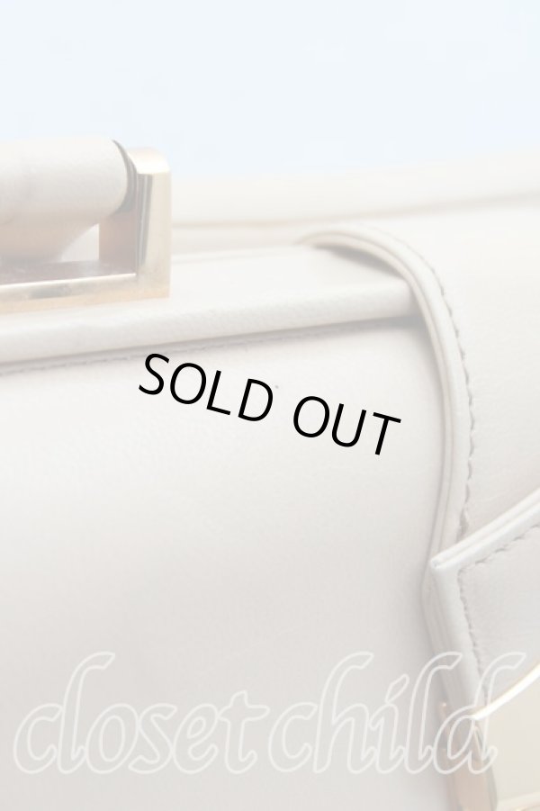 画像5: 【Vintage放出】ヴィヴィアンウエストウッド 中古 / ワンハンドルレザーバッグ  ベージュ  H-25-07-05-005-ba-IN-ZH (5)