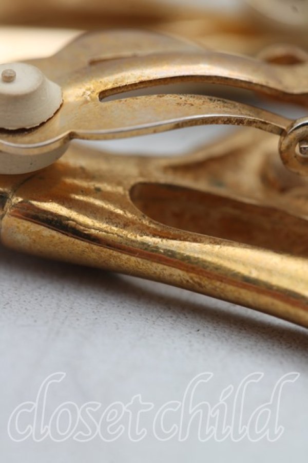 画像5: 【Vintage放出】ヴィヴィアンウエストウッド 中古 / エレベーテッドシューズイヤリング  ゴールド  H-25-07-05-006-er-IN-ZH (5)