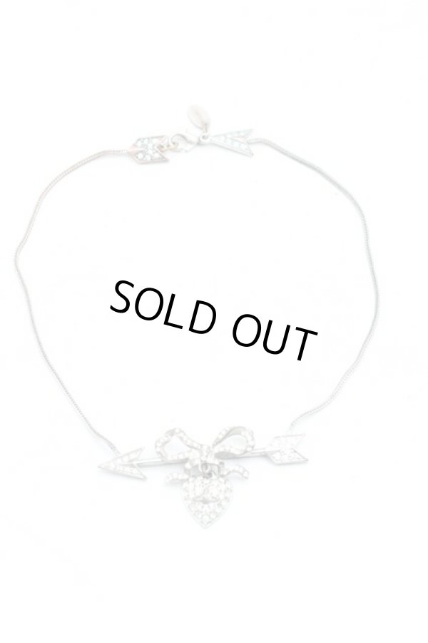 画像3: 【Vintage放出】ヴィヴィアンウエストウッド 中古 / ボウアローチョーカー  シルバー  H-25-07-05-007-nl-OD-ZH (3)