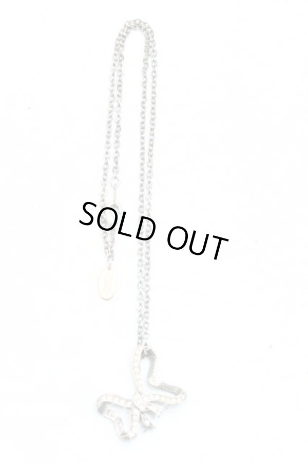 画像3: 【Vintage放出】ヴィヴィアンウエストウッド 中古 / バタフライネックレス  ゴールド  H-25-07-05-008-nl-OD-ZH (3)