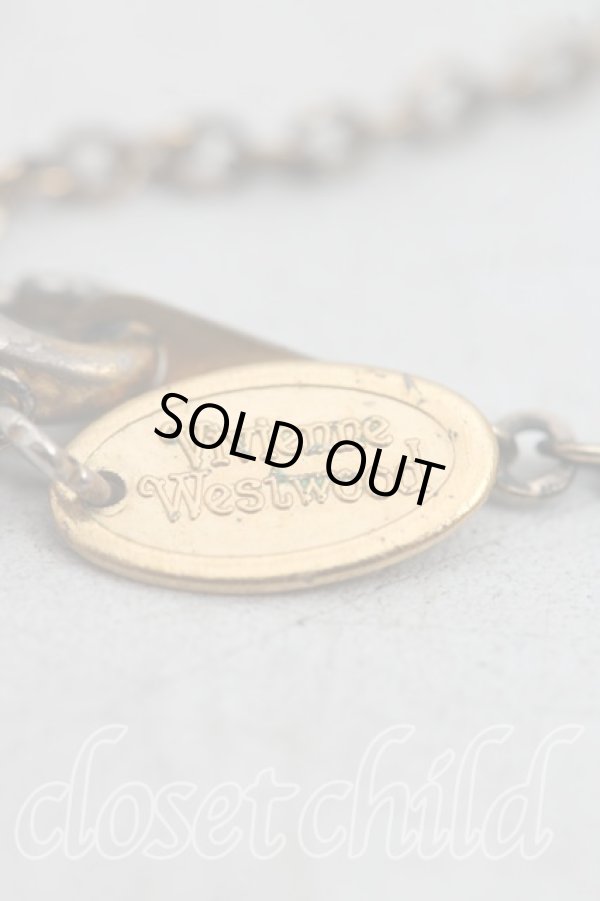 画像4: 【Vintage放出】ヴィヴィアンウエストウッド 中古 / バタフライネックレス  ゴールド  H-25-07-05-008-nl-OD-ZH (4)