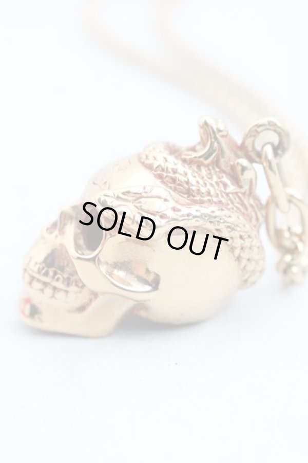 画像2: 【Vintage放出】ヴィヴィアンウエストウッド 中古 / ヴァニティネックレス  ゴールド  H-25-07-05-009-nl-OD-ZH (2)