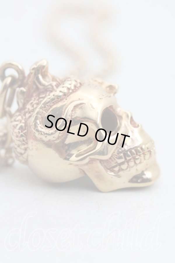 画像3: 【Vintage放出】ヴィヴィアンウエストウッド 中古 / ヴァニティネックレス  ゴールド  H-25-07-05-009-nl-OD-ZH (3)