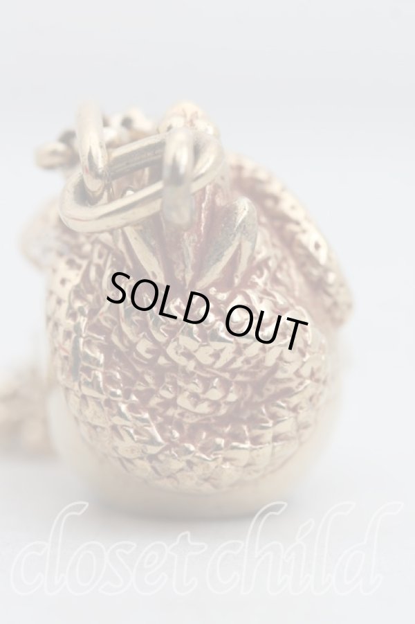 画像4: 【Vintage放出】ヴィヴィアンウエストウッド 中古 / ヴァニティネックレス  ゴールド  H-25-07-05-009-nl-OD-ZH (4)