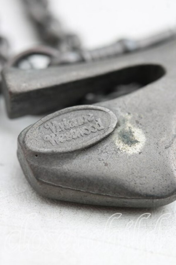 画像3: 【Vintage放出】ヴィヴィアンウエストウッド 中古 / エレベーテッドチャームネックレス  黒  H-25-07-05-010-nl-OD-ZH (3)