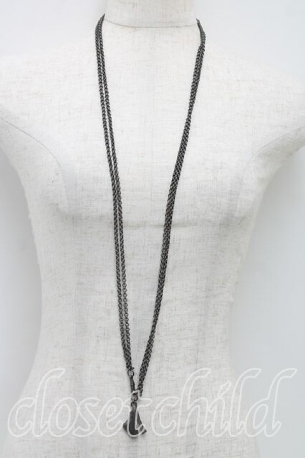 画像5: 【Vintage放出】ヴィヴィアンウエストウッド 中古 / エレベーテッドチャームネックレス  黒  H-25-07-05-010-nl-OD-ZH (5)