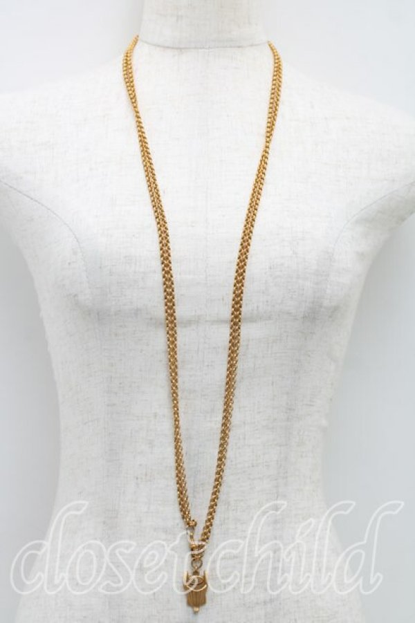 画像4: 【Vintage放出】ヴィヴィアンウエストウッド 中古 / コルセットネックレス  ゴールド  H-25-07-05-011-nl-OD-ZH (4)