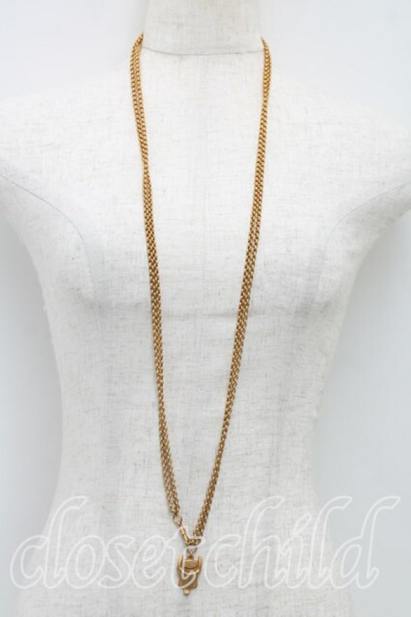 画像3: 【Vintage放出】ヴィヴィアンウエストウッド 中古 / コルセットネックレス  ゴールド  H-25-07-05-013-nl-OD-ZH (3)