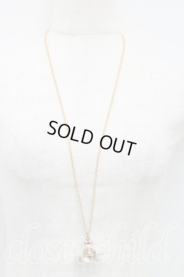 画像6: 【Vintage放出】ヴィヴィアンウエストウッド 中古 / ブルーサテライトスモールオーブネックレス  ゴールド  H-25-07-05-014-nl-OD-ZH (6)