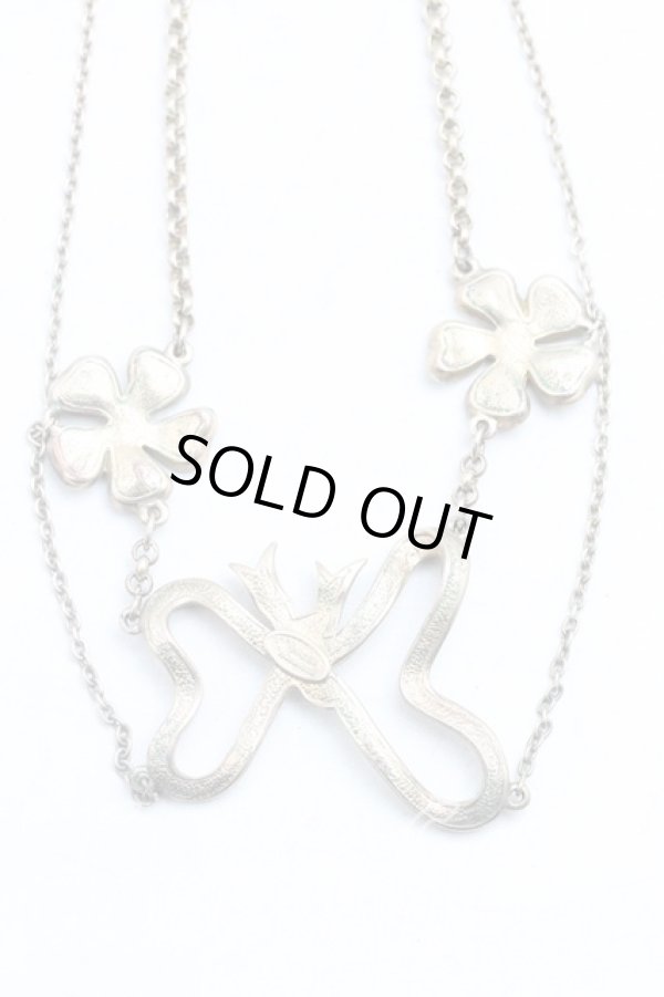 画像2: 【Vintage放出】ヴィヴィアンウエストウッド 中古 / バタフライチョーカー  ゴールド  H-25-07-05-015-nl-OD-ZH (2)