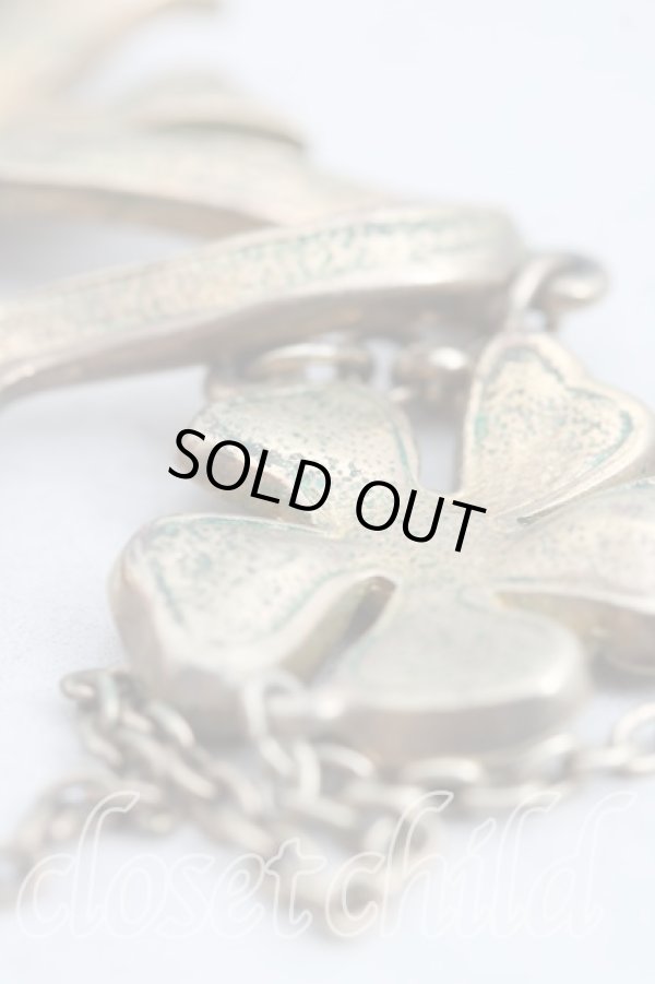 画像3: 【Vintage放出】ヴィヴィアンウエストウッド 中古 / バタフライチョーカー  ゴールド  H-25-07-05-015-nl-OD-ZH (3)