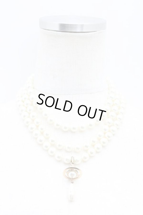 画像6: 【Vintage放出】ヴィヴィアンウエストウッド 中古 / 3連パールドロップチョーカー  ゴールド  H-25-07-05-017-nl-OD-ZH (6)