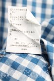 画像5: ANGLOMANIA 中古 / ギンガムチェック半袖BIGシャツ 38(M相当) 青  H-25-07-13-031-bl-IN-ZH (5)