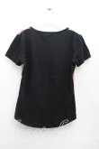画像2: ヴィヴィアンウエストウッド 中古 / ミニラTシャツ 3（11号相当） 黒  H-25-07-13-040-ts-OD-ZH (2)